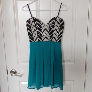 Bongo Strapless Sequined Dress